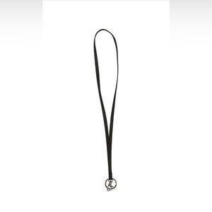 NWT Vera Bradley Lighten Up Black Signature Ring & ID Clip Lanyard